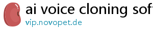 ai voice cloning software